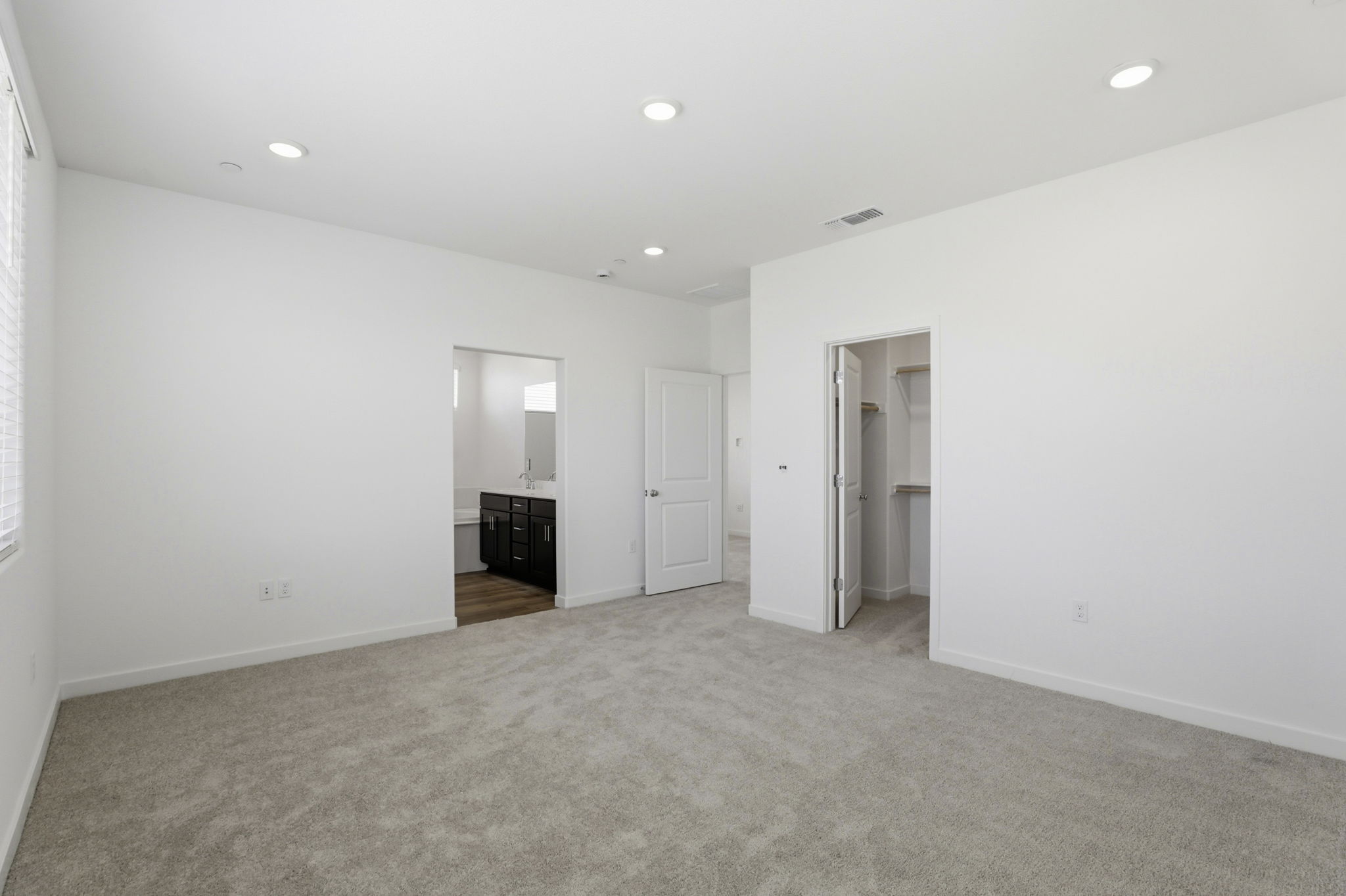 A room with white walls.