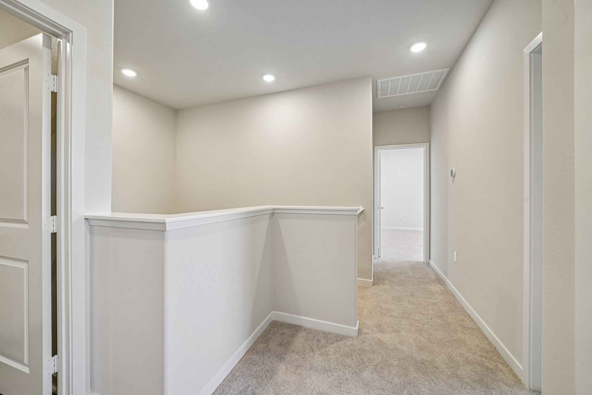 A room with white walls.