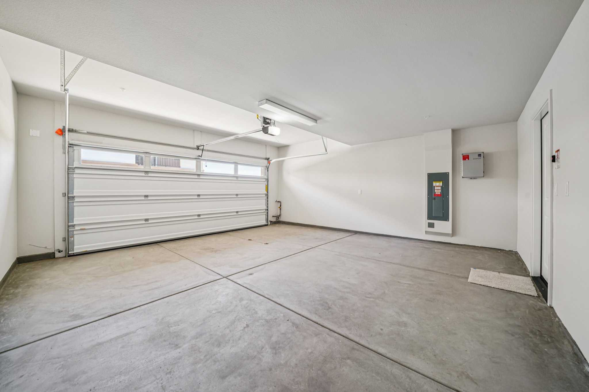 A room with white walls.