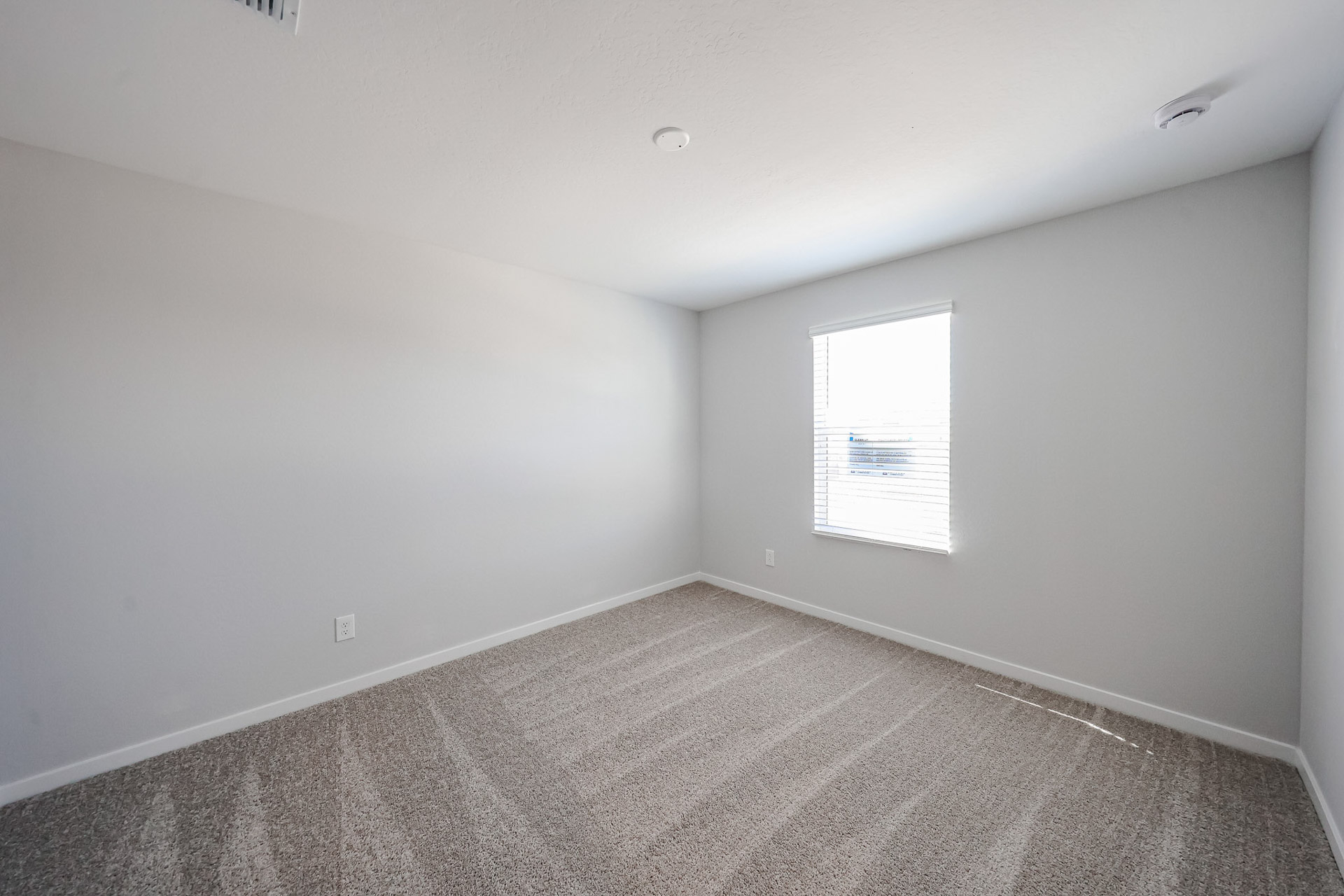 A room with a window.