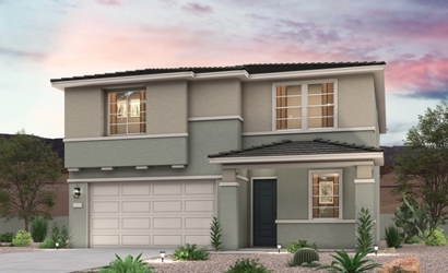 A house with a garage.