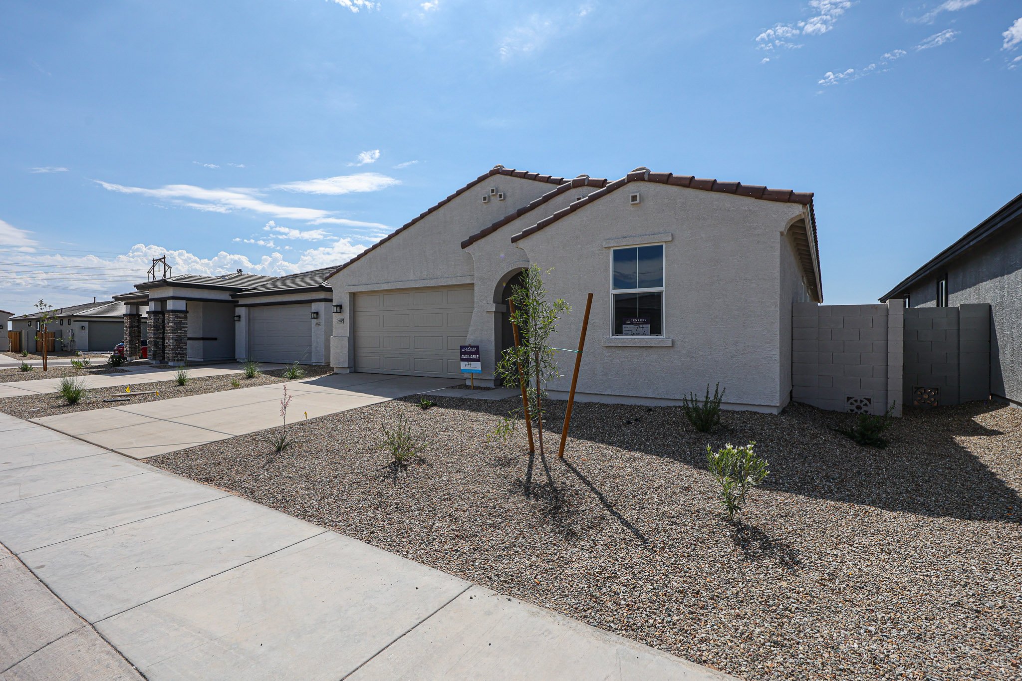 A building with a driveway.