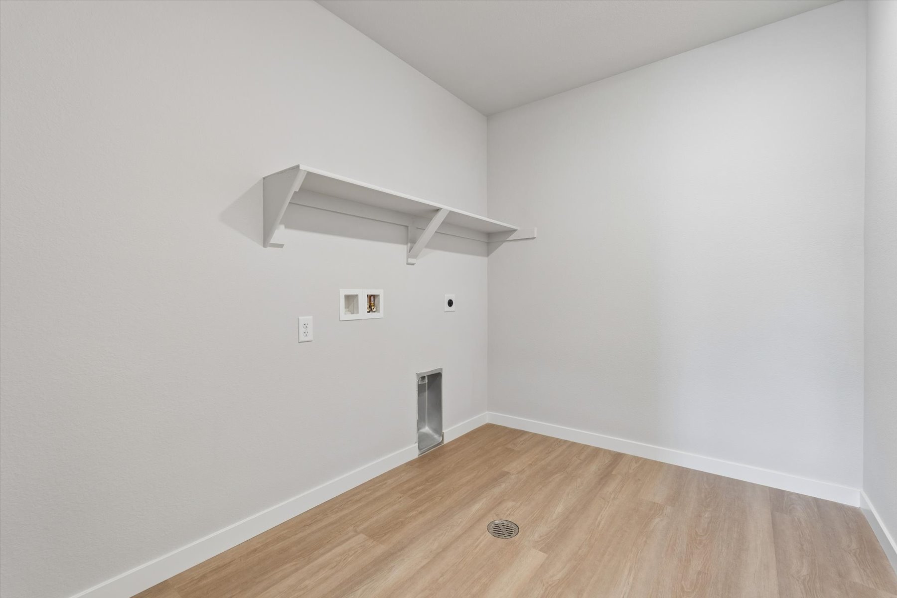 A room with white walls.