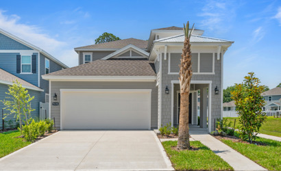 Amelia II Floorplan Exterior at Concourse Crossing in Fernandina Beach