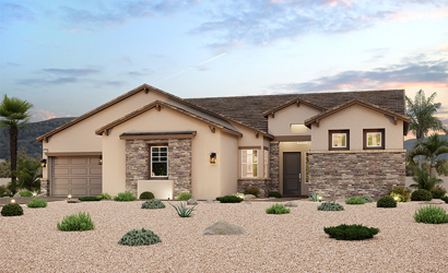 A house with a driveway.