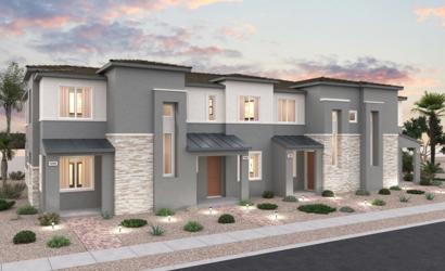 A house with a driveway.