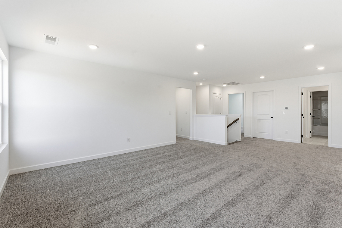 A room with white walls.