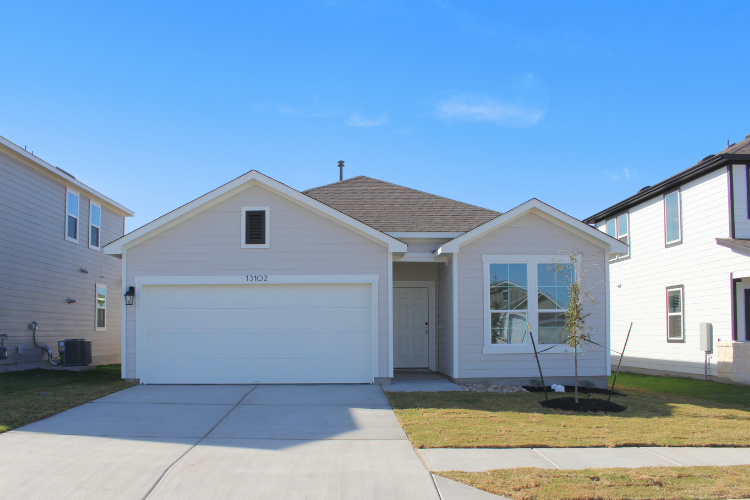 A house with garages.