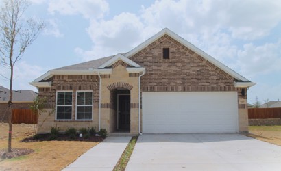 A house with a garage.