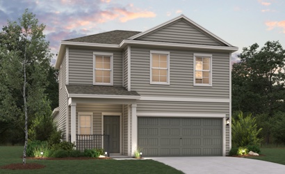 A house with a garage.