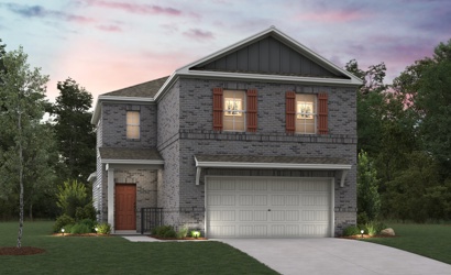 A house with a garage.