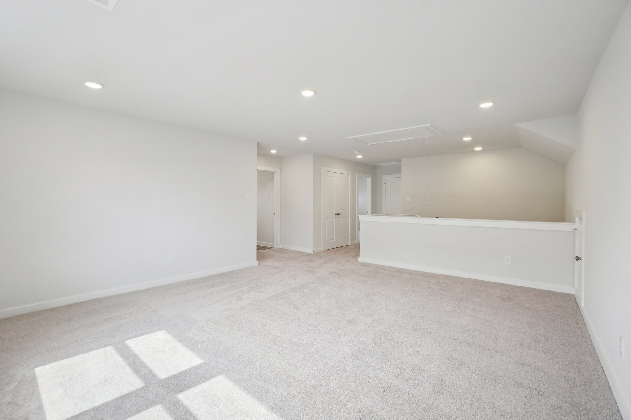 A large empty room.