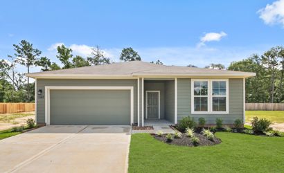 A house with a garage.