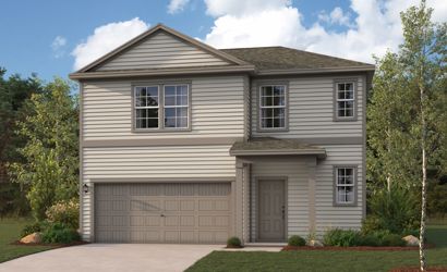 A house with a garage.