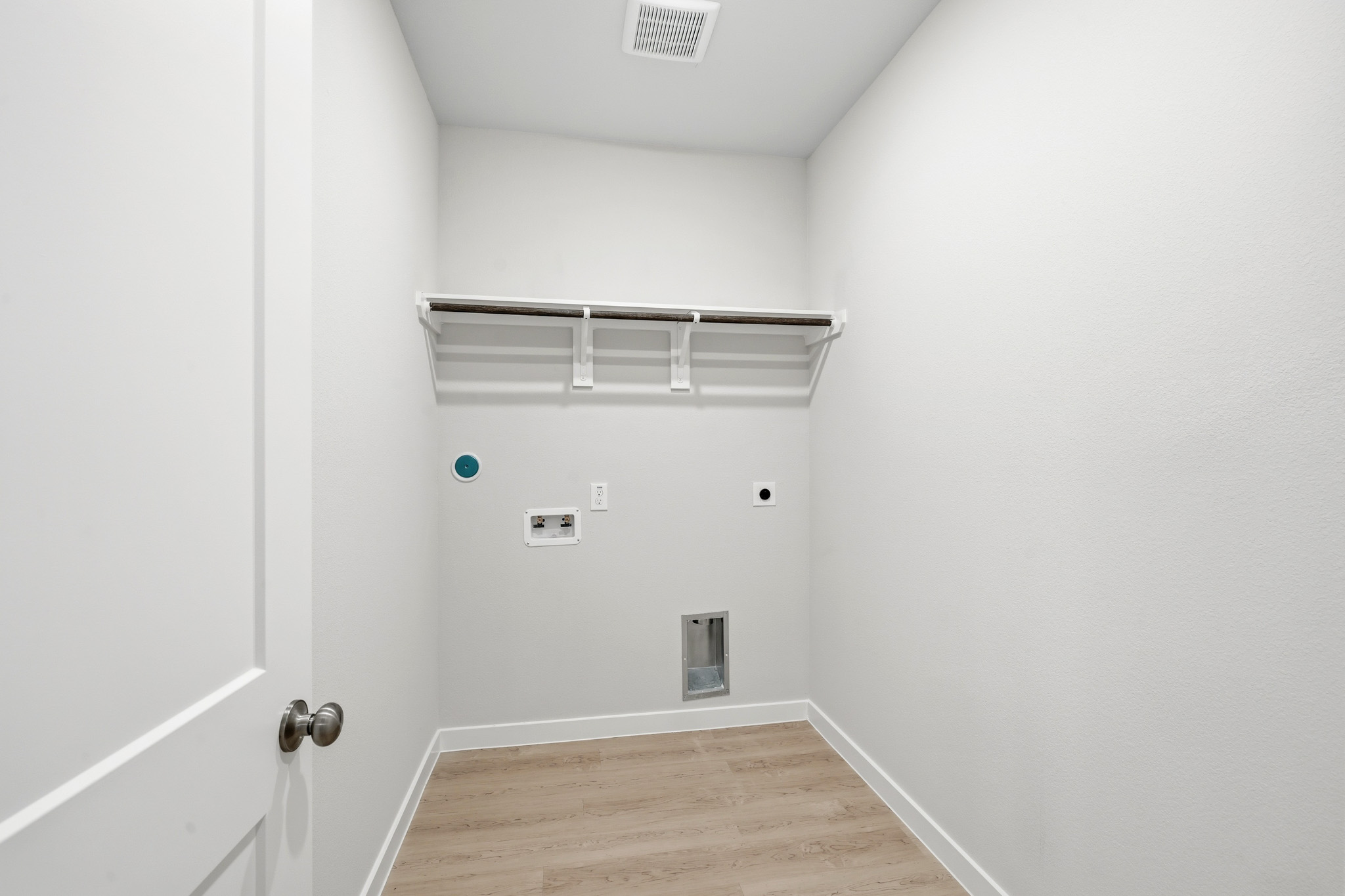 A room with white walls.