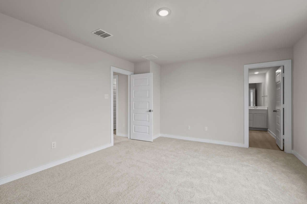 A room with white walls.