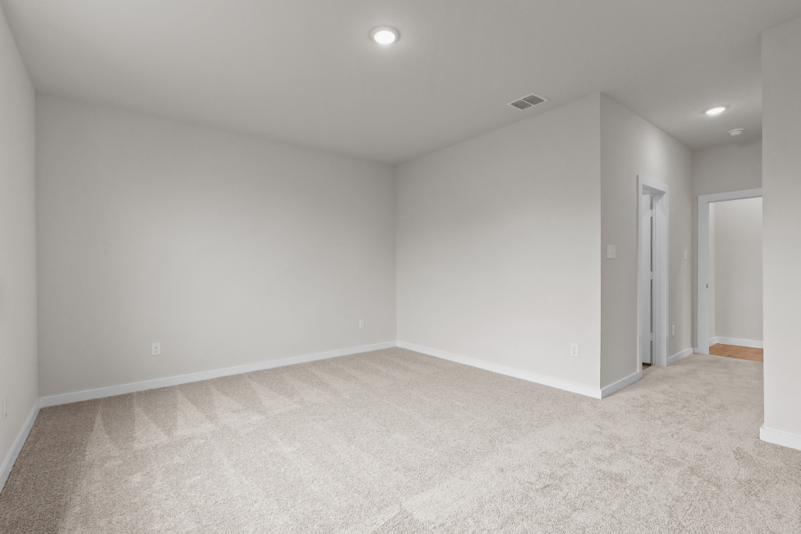 A room with white walls.