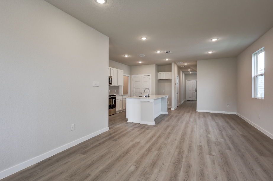A large empty kitchen.