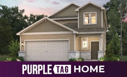 A house with a garage.