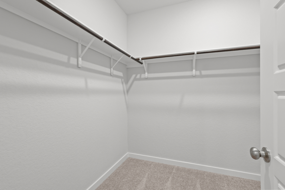 A staircase in a room.