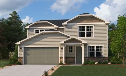 Palisade plan, C elevation rendering 