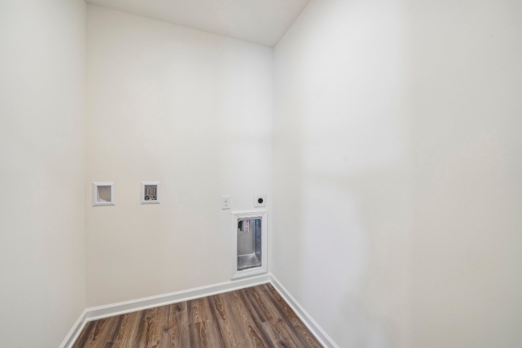 A room with white walls.