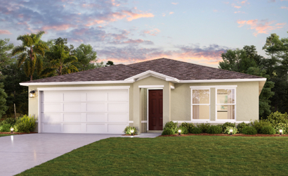 A house with a driveway.