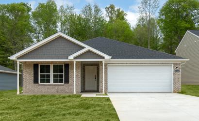 A house with a garage.