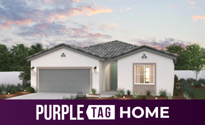 A house with a garage.