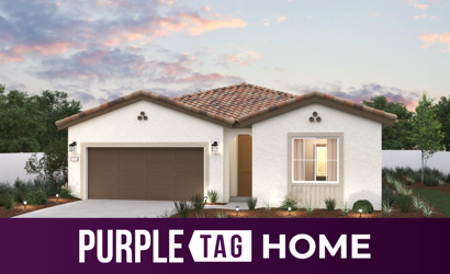 A house with a garage.
