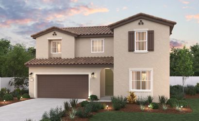 A house with a garage.